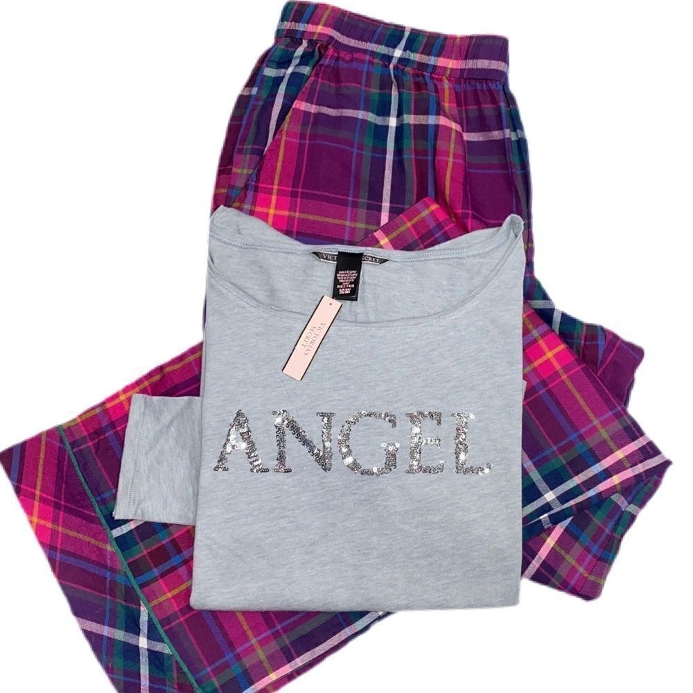 Victoria's Secret Angel Top Dreamer Flannel Pant